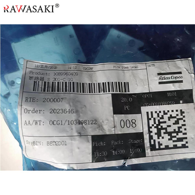 Atlas original Copco 1089960409 do soquete do compressor de Atlas Air do disjuntor 1089960409
